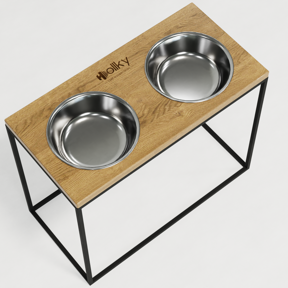 Миски на подставке для больших собак Hollky Base XL20 2х1,8 л (BXL40-522640-BLNT) - фото 8 Миски на подставке для больших собак Hollky Base XL20 2х1,8 л (BXL40-522640-BLNT) - фото 8