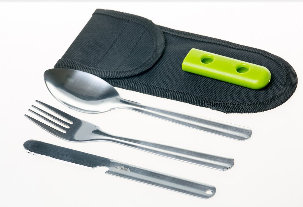 Набор приборов туристический ложка/вилка/нож Tramp