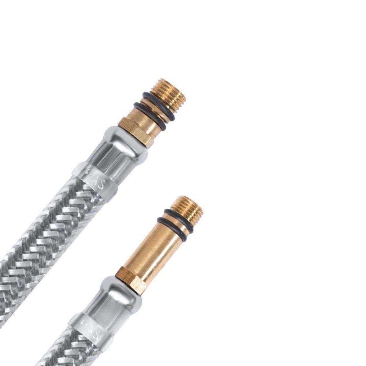 Шланг для смесителя гибкий Aquastrong SILICONE ВЗ M10x1/2" 1,5 м (AS22150-S)