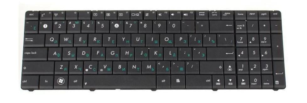 Клавиатура для ноутбука Asus K55N (165565) Клавиатура для ноутбука Asus K55N (165565)