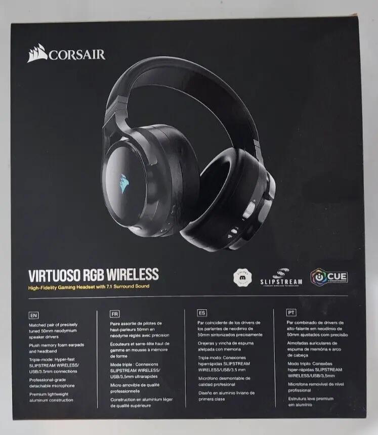 Наушники Corsair Virtuoso RGB Wireless Black (21042432) - фото 9 Наушники Corsair Virtuoso RGB Wireless Black (21042432) - фото 9