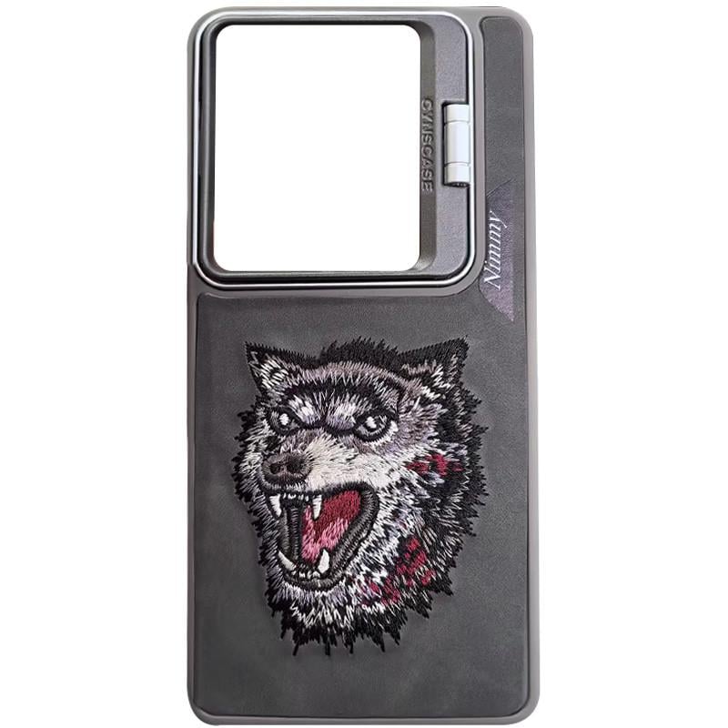 Противоударный Чехол с подставкой TPU+PC Friends для Apple iPhone  16 Pro (6.3") Grey Wolf
