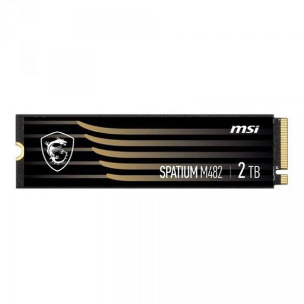 SSD-накопитель MSI Spatium M482 2TB M.2 2280 PCIe 4.0 x4 NVMe 3D NAND TLC (S78-440Q730-P83)