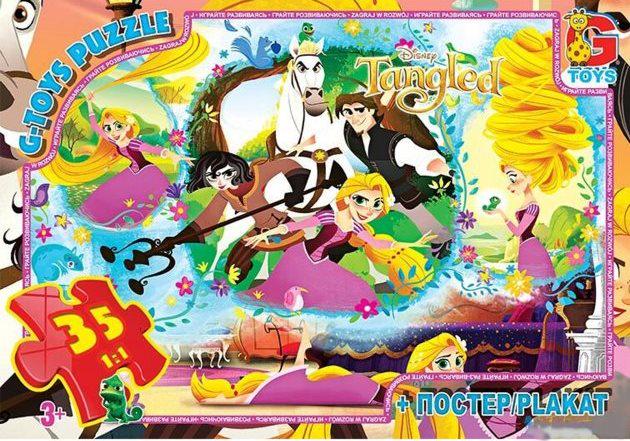 Пазл G-Toys с постером 35 эл. (9807) Пазл G-Toys с постером 35 эл. (9807)