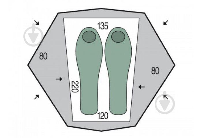 Намет Pinguin Aero 2 Зелений - фото 2