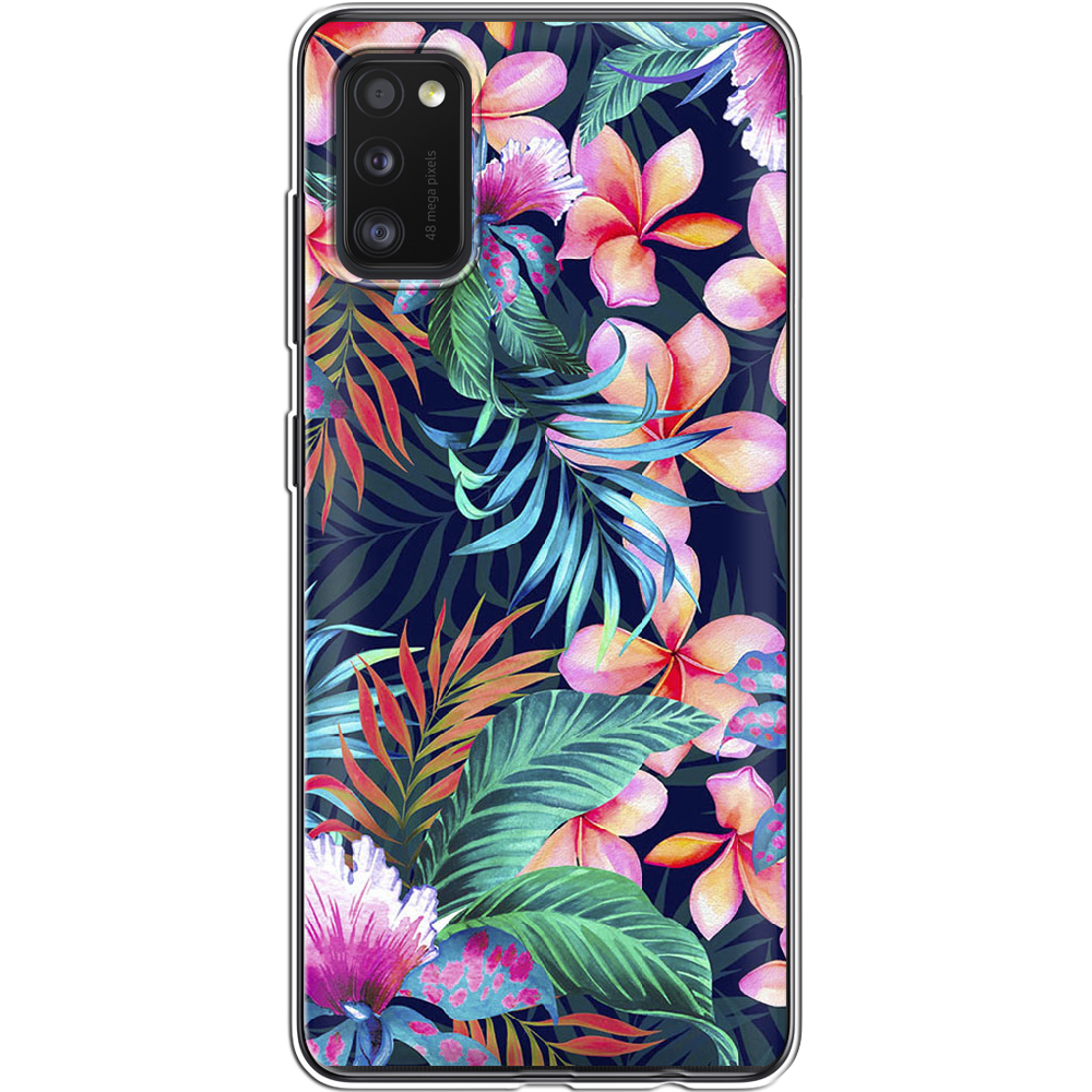 Чохол Boxface Samsung A415 Galaxy A41 flowers in the tropics Прозорий силікон (39755-up1971-39755)