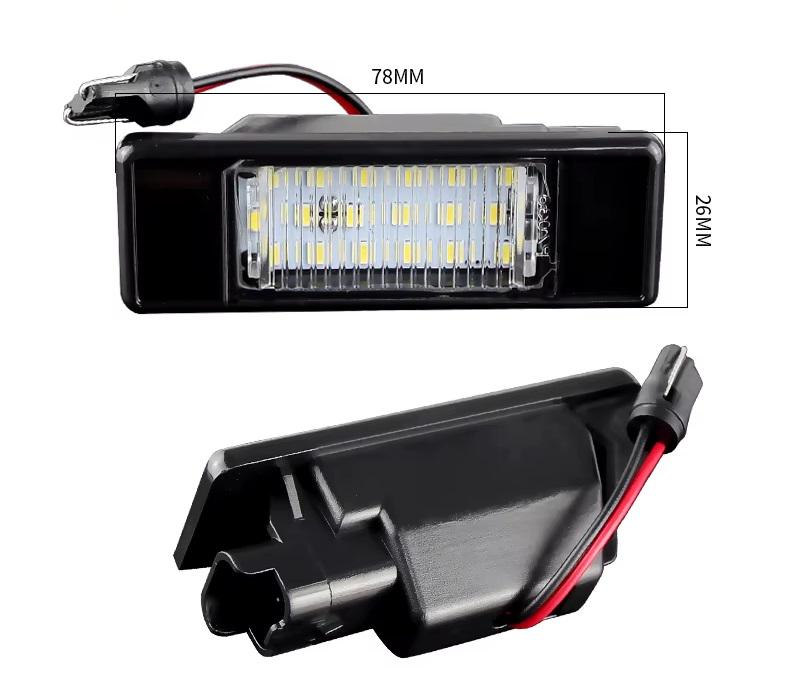 Підсвічування номера світлодіодне для Nissan Qashqai/Pathfinder/Juke/Primera/X-trail (105901) - фото 3 Підсвічування номера світлодіодне для Nissan Qashqai/Pathfinder/Juke/Primera/X-trail (105901) - фото 3