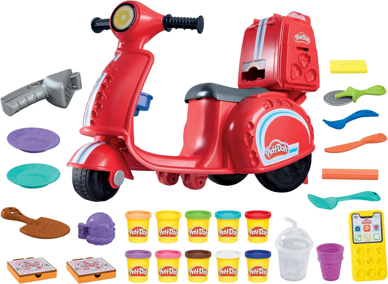 Игровой набор Hasbro Play-Doh Скутер для доставки пиццы 49 см (5010996225764)