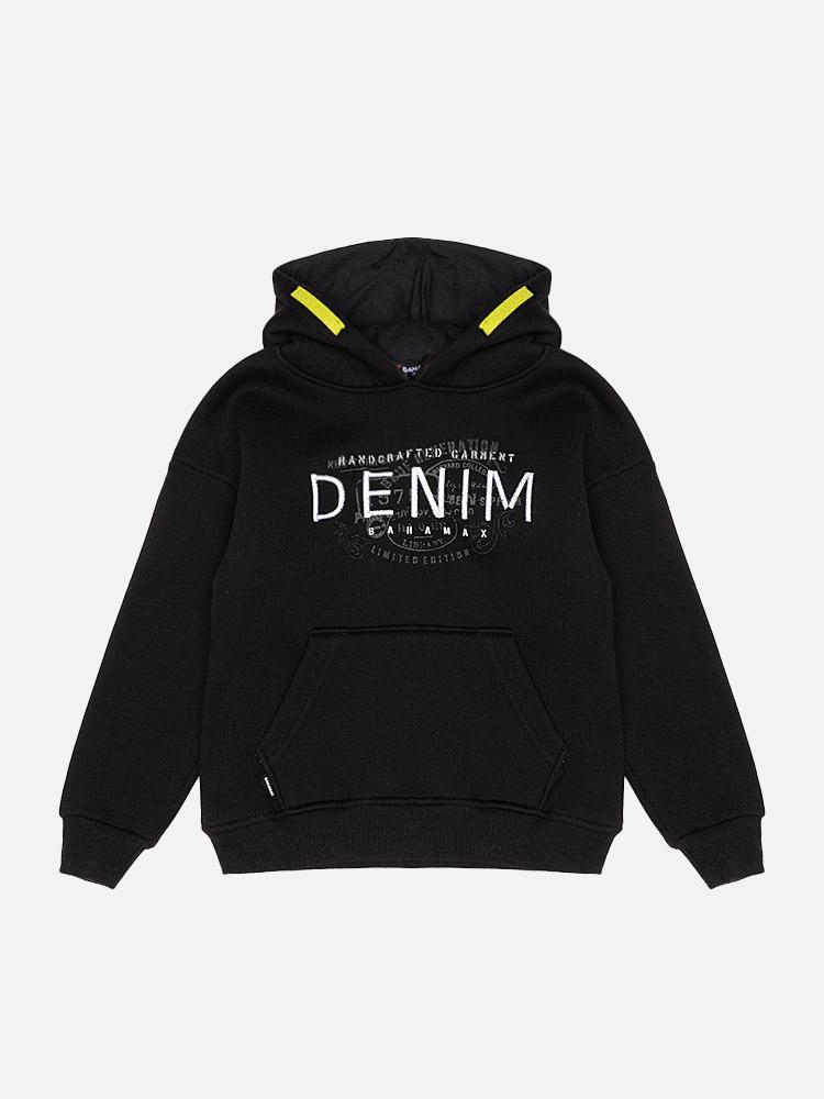 Худи для мальчика ЦБ-00228513 134 см Черный (28575660)