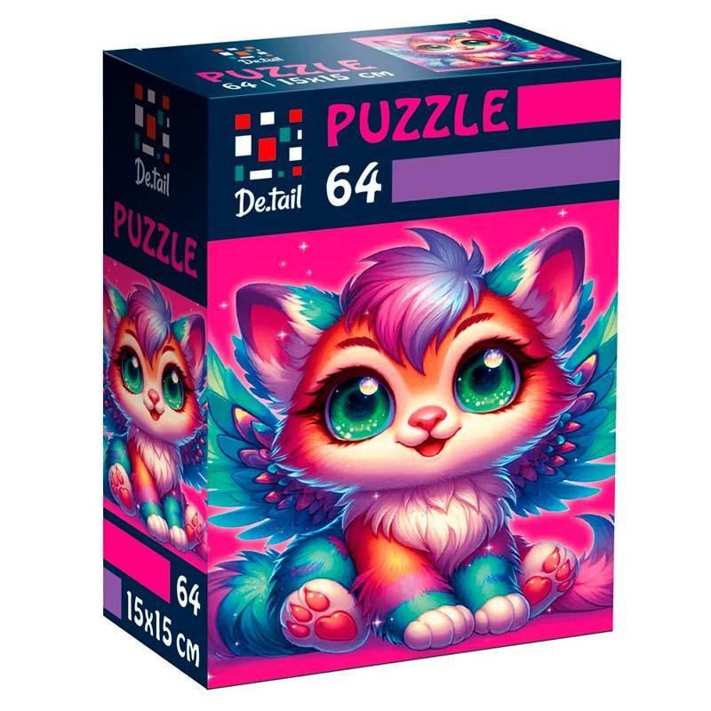Пазл De.tail Крылатый котенок 64 дет. (DT1234-04)