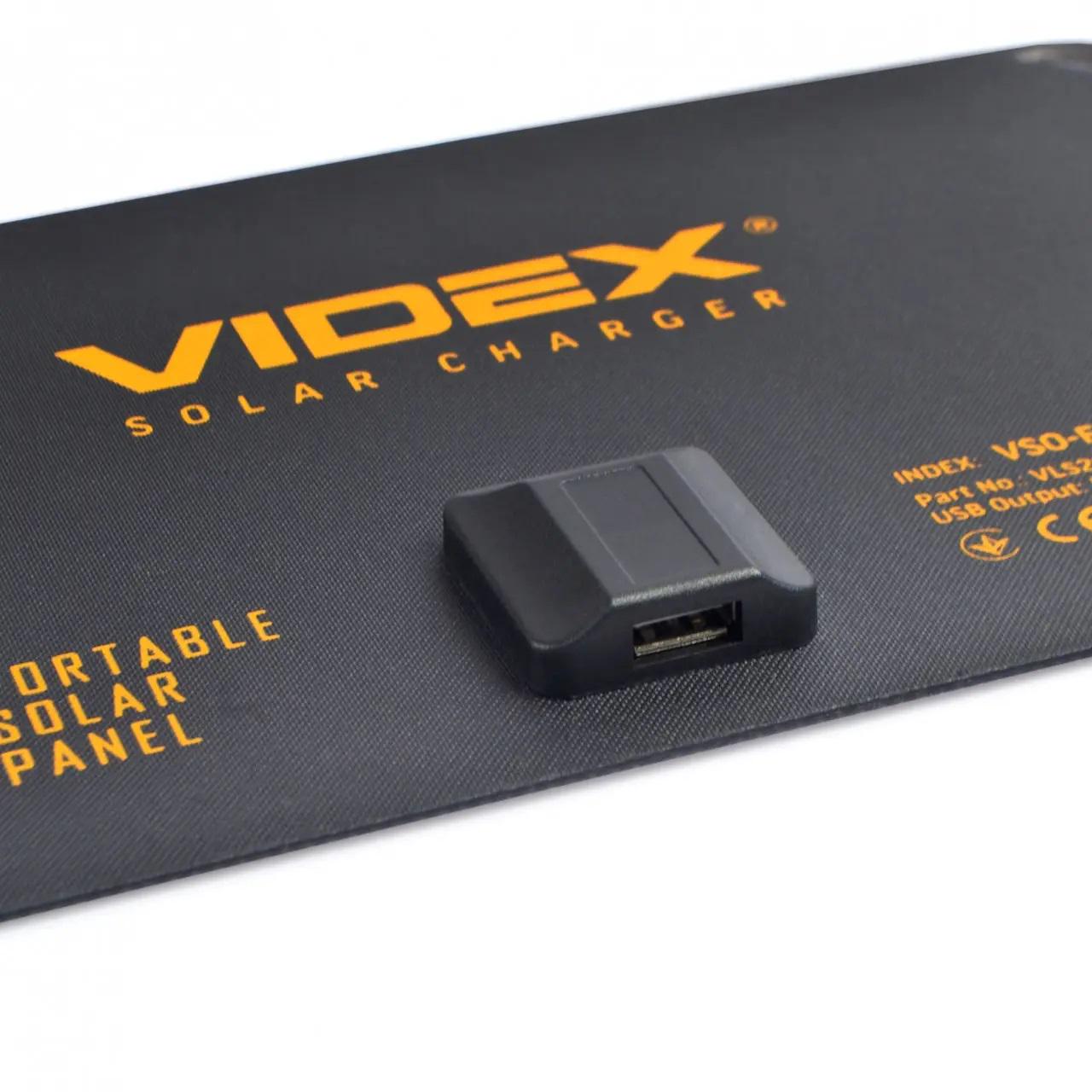 Солнечная панель Videx 1хUSB 5W 5,3V IP68 0,91A 255х155 мм (483520) - фото 7