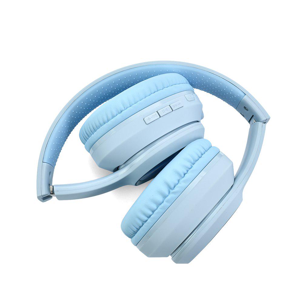 Навушники HZ-BT623 Bluetooth 5.0 до 10 м 400 мАг 20-20 000 Гц 32 Ом Синій (26911912) - фото 4