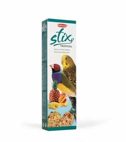 Ласощі Padоvan Stix Tropical для дорослих хвилястих папуг та маленьких екзотичних птахів 80 г (PP00207)