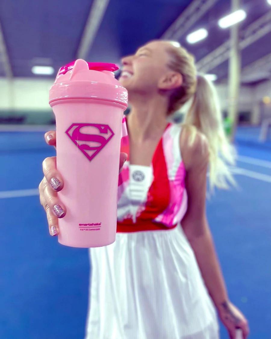 Шейкер спортивний SmartShake Lite DC Supergirl 800 мл - фото 4