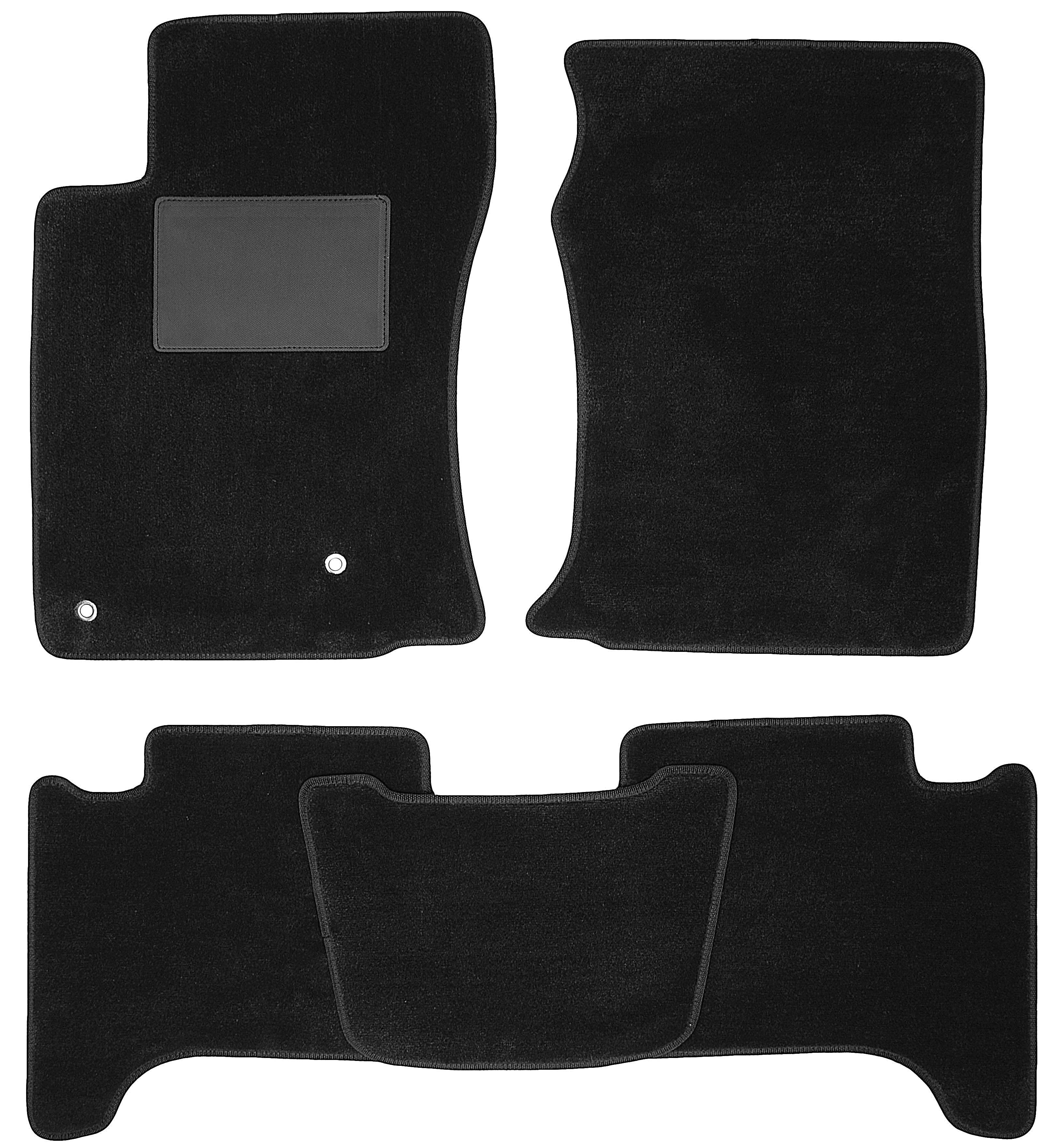 Коврики в салон для Lexus GX 470 2002-2009 текстильные Черный