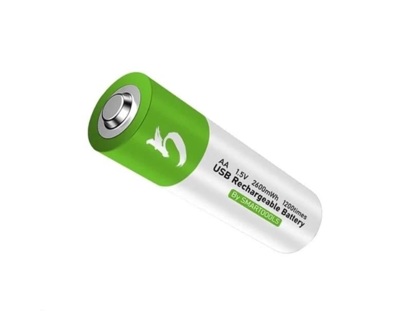 Аккумулятор AA Smartoools 1700 mAh пальчиковый Li-Ion со встроенной зарядкой Type-C 1,5V (19328)