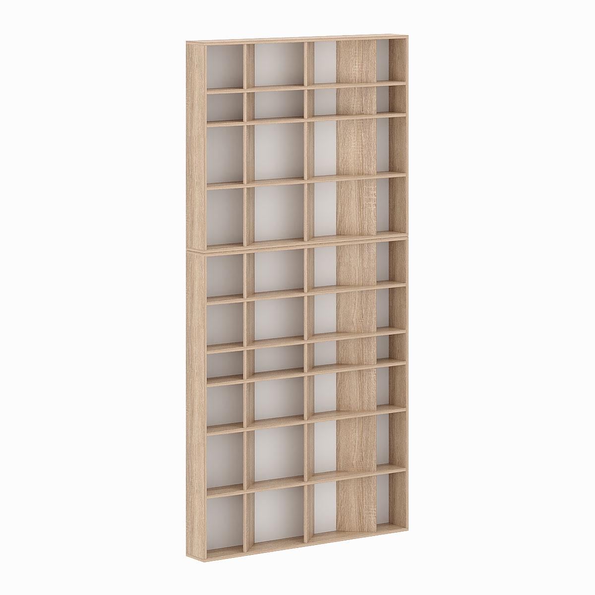 Стеллаж книжный комбинированный Light 1200х160х2460 мм Дуб Сонома светлый (GALT131300000001) - фото 3 Стеллаж книжный комбинированный Light 1200х160х2460 мм Дуб Сонома светлый (GALT131300000001) - фото 3