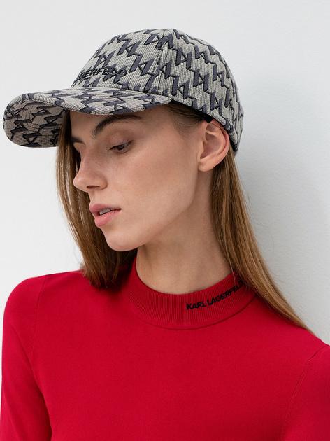 Кепка жіноча Karl Lagerfeld K/MONOGRAM JKRD CAP 216W3414-900 One Size Сірий - фото 7 Кепка жіноча Karl Lagerfeld K/MONOGRAM JKRD CAP 216W3414-900 One Size Сірий - фото 7