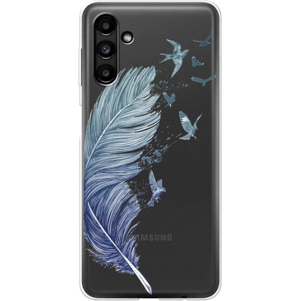 Чехол BoxFace Samsung Galaxy A13 (A136) Feather Прозрачный силикон (44113-cc38-44113)