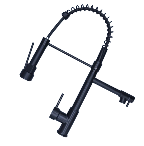 Смеситель кухонный Dqok TH-SCS-Black 47,5 см Черный