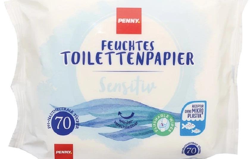 Влажная туалетная бумага Penny Sensitiv 70 шт.