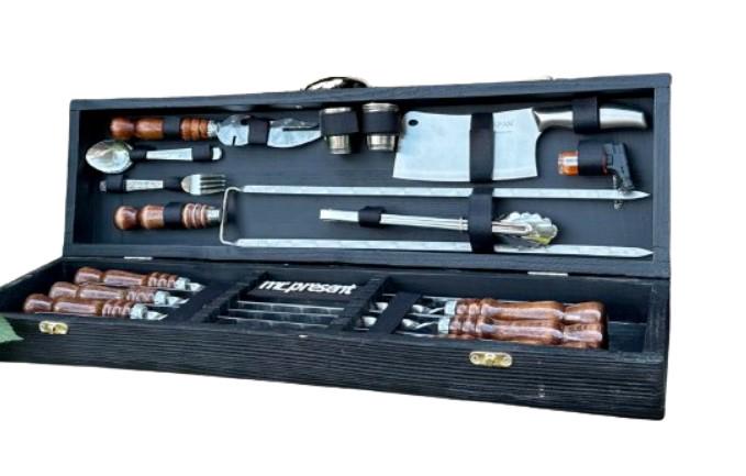 Набор шампуров лесных R-1 в кейсе (19210839).