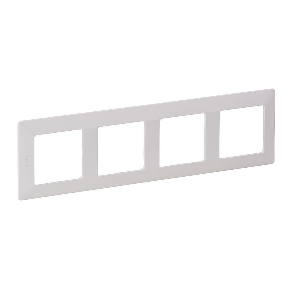 Рамка Legrand Valena Life 4-постовая Белый (754004) Рамка Legrand Valena Life 4-постовая Белый (754004)