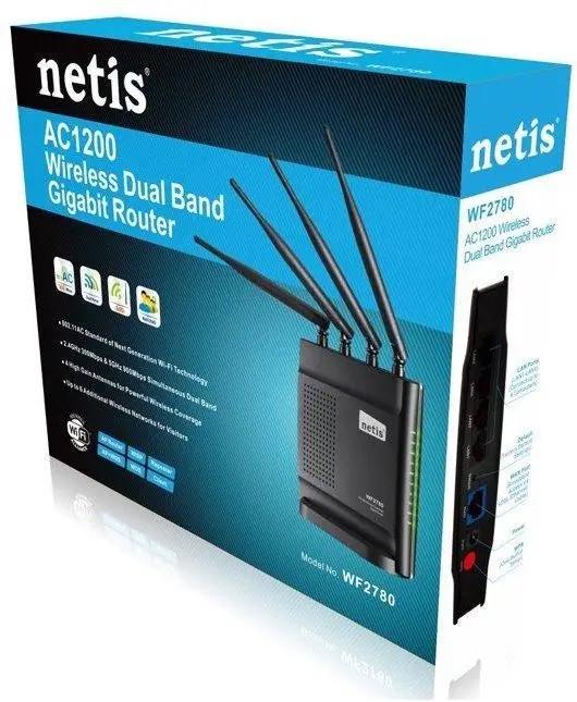 Маршрутизатор Netis WF2780 Wi-Fi двухдиапазонный до 1200 Мбит/с WAN-порт 1 шт. LAN-порт 4 шт. (2542857521) - фото 7 Маршрутизатор Netis WF2780 Wi-Fi двухдиапазонный до 1200 Мбит/с WAN-порт 1 шт. LAN-порт 4 шт. (2542857521) - фото 7