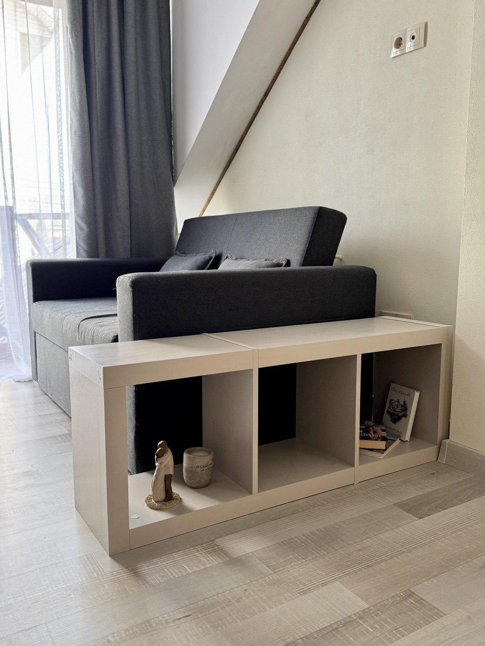 Тумба у вітальню Inteo Мікс 1х3 товщина корпусу 50 мм 1146х438х290 мм Кашемір