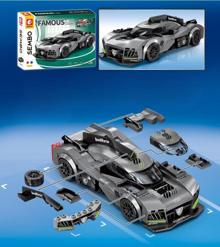 Конструктор SEMBO Famous Car Racing Speed Warrior 714540 232 деталі (714540) - фото 2 Конструктор SEMBO Famous Car Racing Speed Warrior 714540 232 деталі (714540) - фото 2