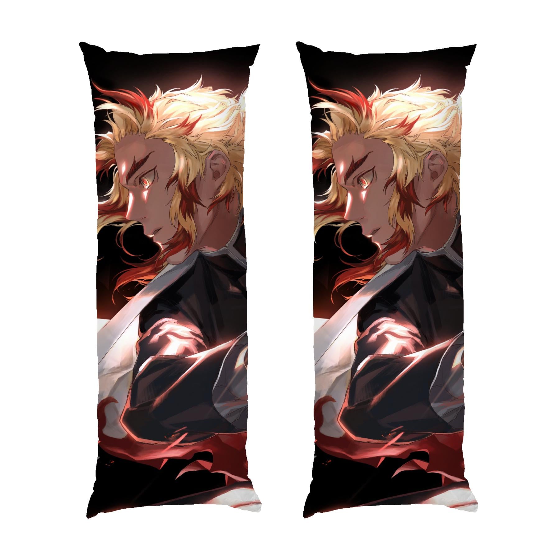 Подушка дакимакура Beautiful Kyojuro Rengoku Demon Slayer габардин 120х40 см (113329-1)