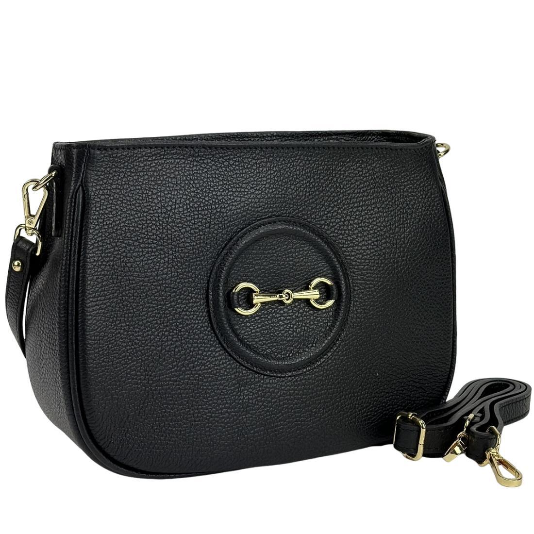 Жіноча сумка Royal Bag F-IT-9898A шкіряна Чорний (7993)