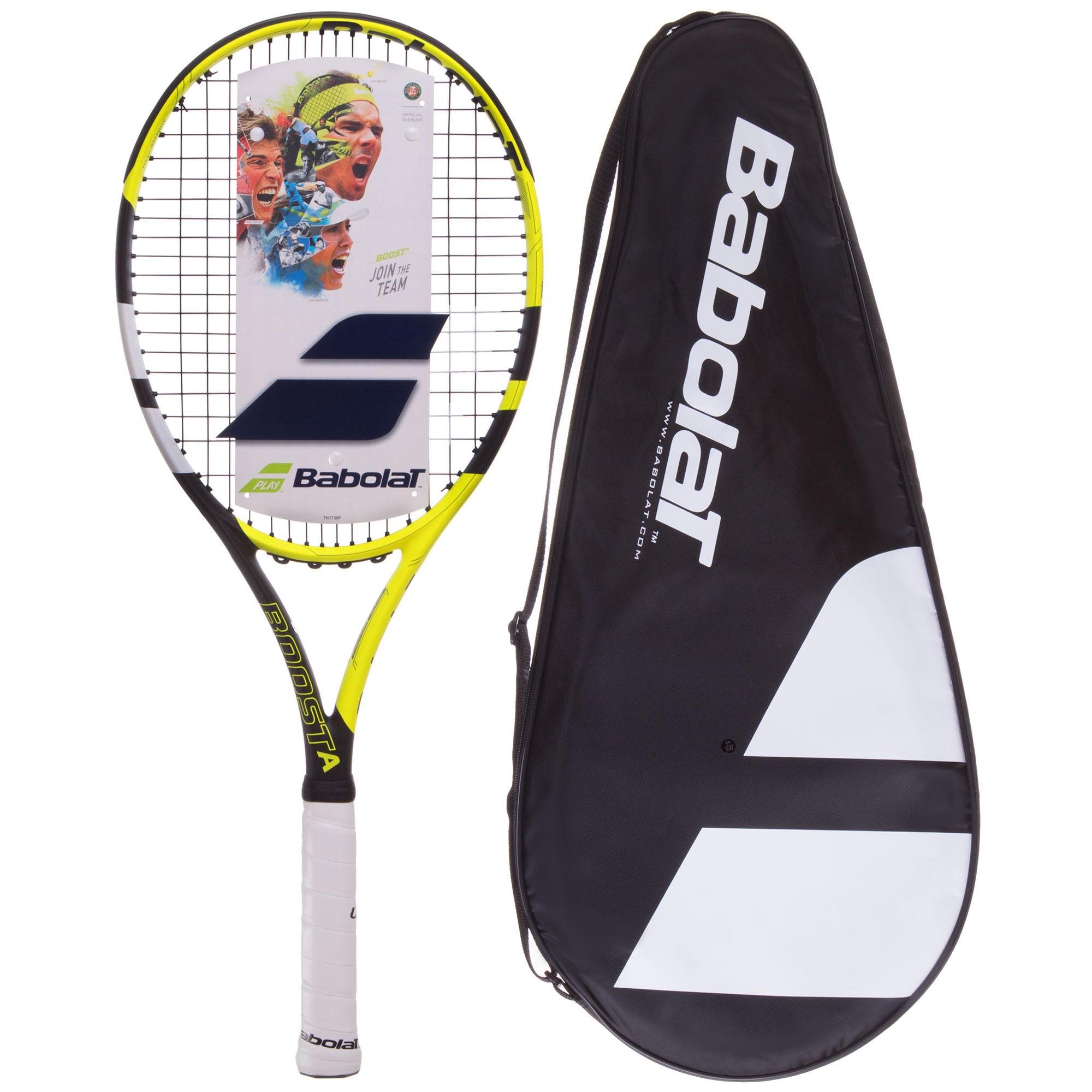 Ракетка для большого тенниса Babolat BB121182-27103 Boost Aero Strung L4 Желтый (NA002860)