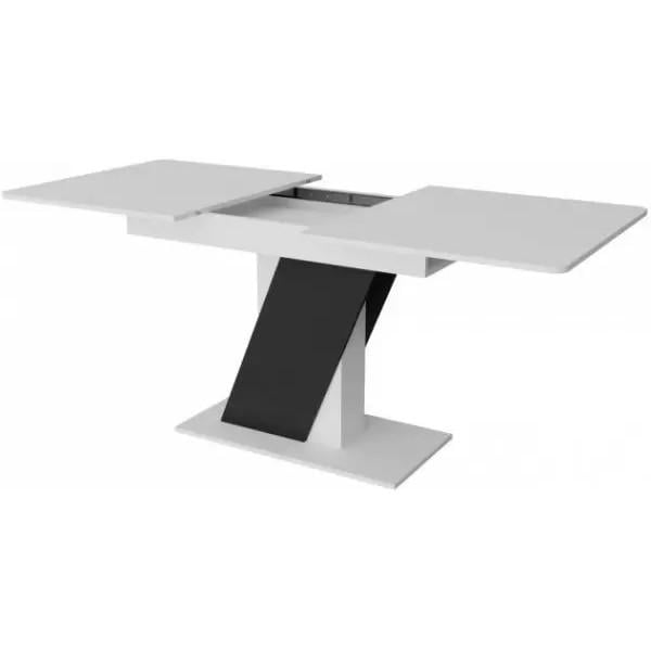 Обеденный стол раскладной ART IN HEAD Lendi ЛДСП 80х140/40 см Белый бриллиант/Графитный (TB18010700000) - фото 3 Обеденный стол раскладной ART IN HEAD Lendi ЛДСП 80х140/40 см Белый бриллиант/Графитный (TB18010700000) - фото 3