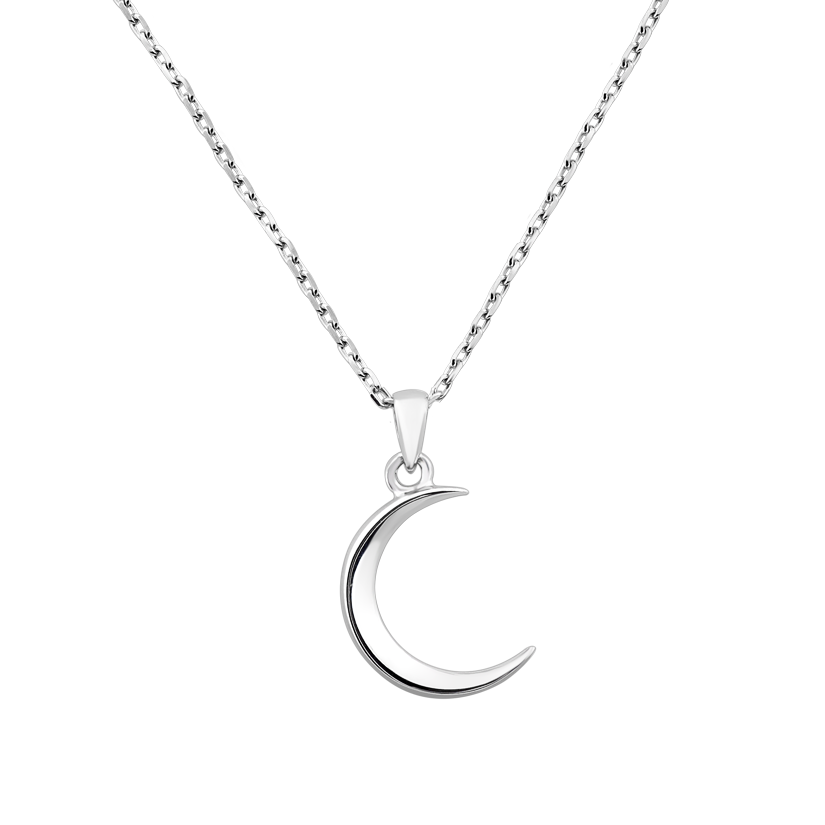 Кольє срібне Місяць на тонкому ланцюжку
