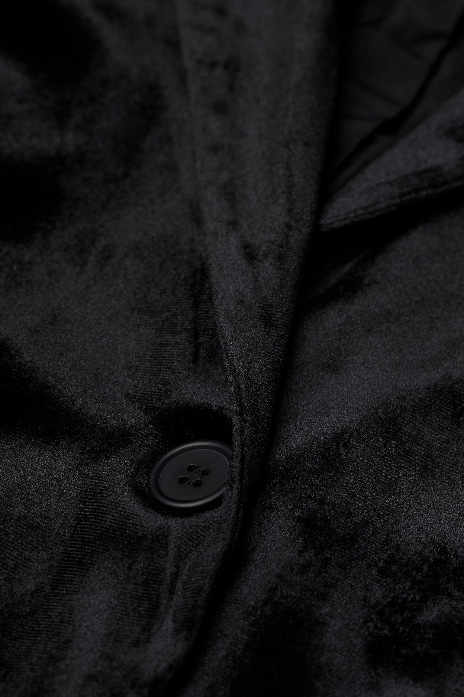 Жакет бархатный S Черный (8710041abr) - фото 2