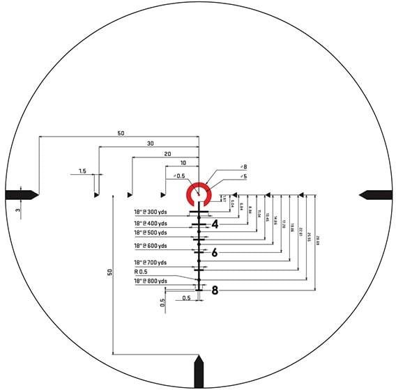 Прицел призматический Sig Optics BRAVO3 BATTLE SIGHT 3X24 мм HORSESHOE DOT ILLUM RETICLE (5003282) - фото 6 Прицел призматический Sig Optics BRAVO3 BATTLE SIGHT 3X24 мм HORSESHOE DOT ILLUM RETICLE (5003282) - фото 6