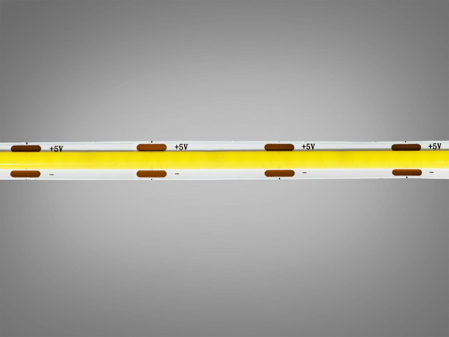 Світлодіодна стрічка COB 5В з USB 320 діодів на метр 8 мм Нейтральний білий (P5-COB-320-NW-20-8) - фото 3 Світлодіодна стрічка COB 5В з USB 320 діодів на метр 8 мм Нейтральний білий (P5-COB-320-NW-20-8) - фото 3