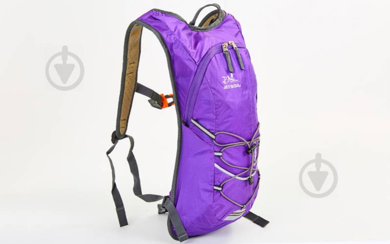 Рюкзак спортивный с жесткой спинкой planeta-sport GA-2062 29х9х45см Фиолетовый