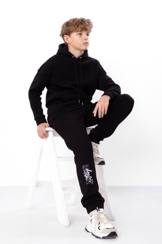 Штани теплі для хлопчика-підлітка з написом Носи Своє 140 см Чорний (6232-025-33) Штани теплі для хлопчика-підлітка з написом Носи Своє 140 см Чорний (6232-025-33)