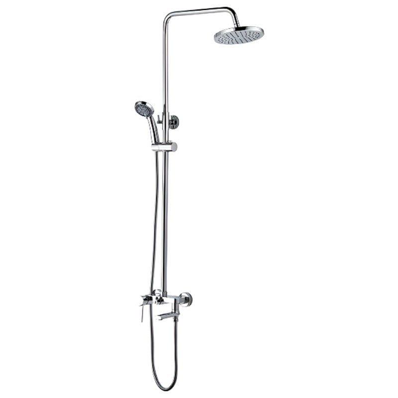 Душевая система MIXXUS Premium Benedict 009-J с регулировкой высоты латунь Хром (MI5832)