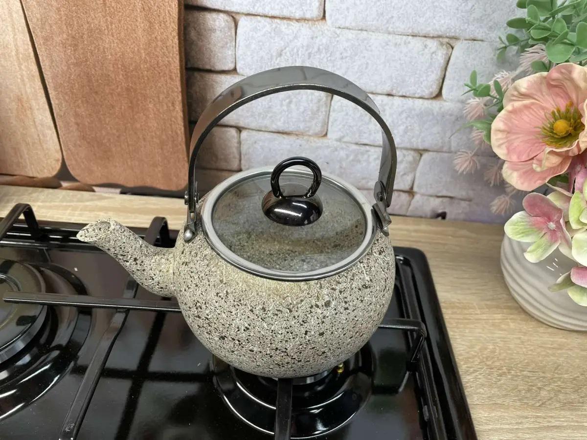 Чайник OMS Collection 8212-S 1 л Sandy Beije (85229) - фото 3