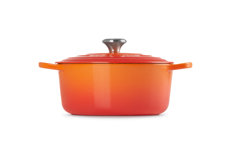 Кастрюля Le Creuset Signature с крышкой 5,3 л Оранжевый (21177260902430) - фото 3