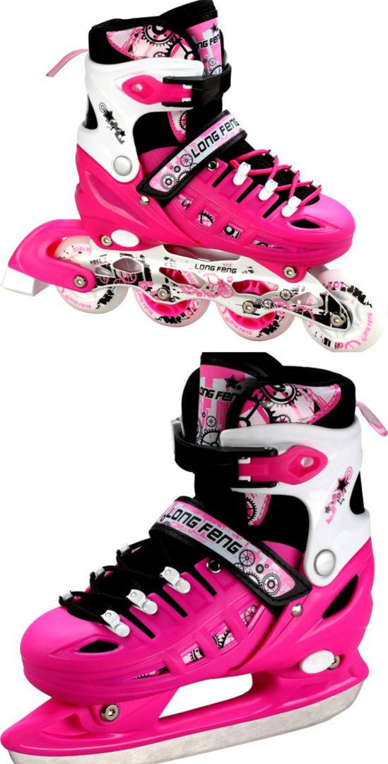 Роликовые коньки Scale Sport 2в1 р. 38-41 Pink (1580188079-L) - фото 2