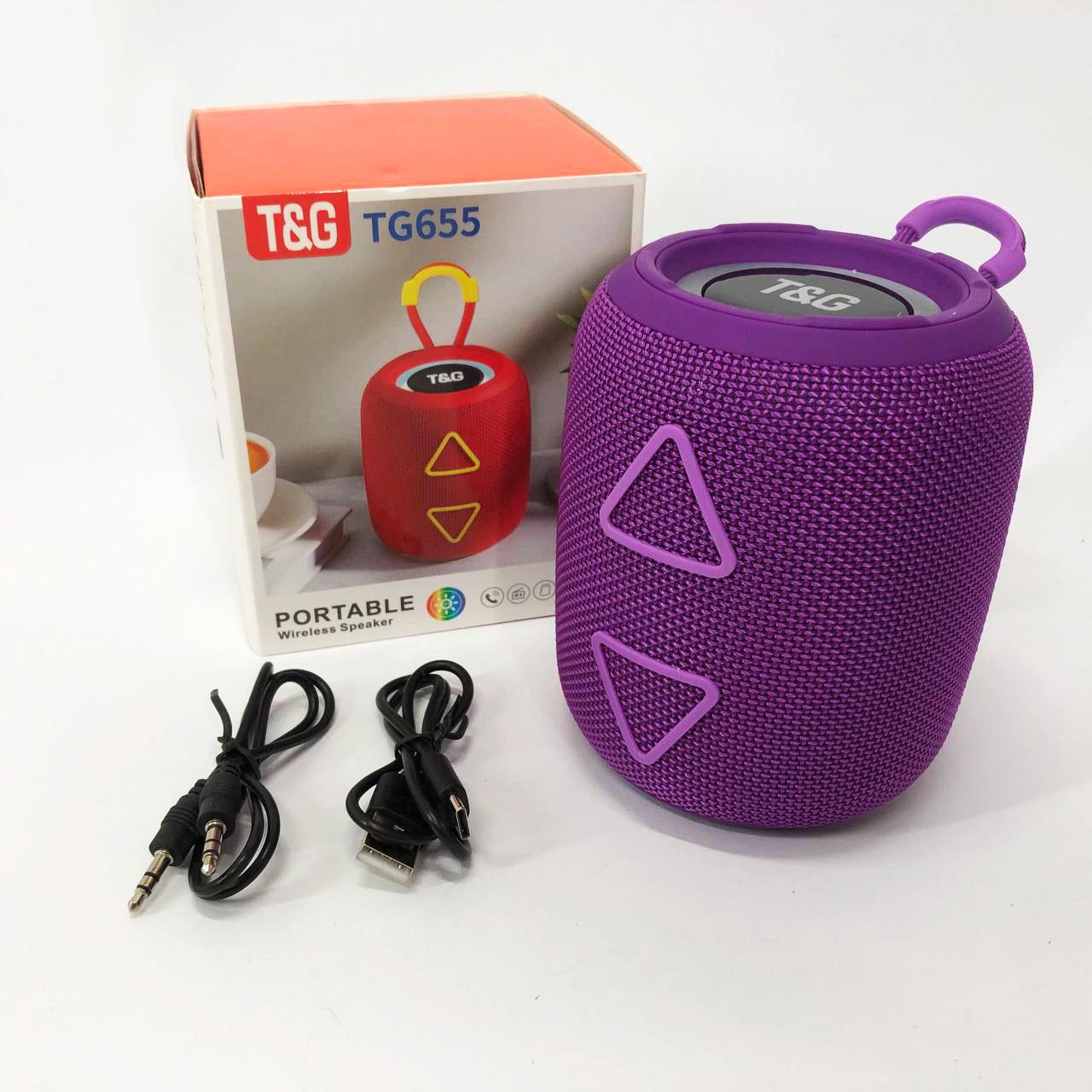 Портативна колонка TG655 5W з RGB підсвічуванням та ремінцем - фото 10