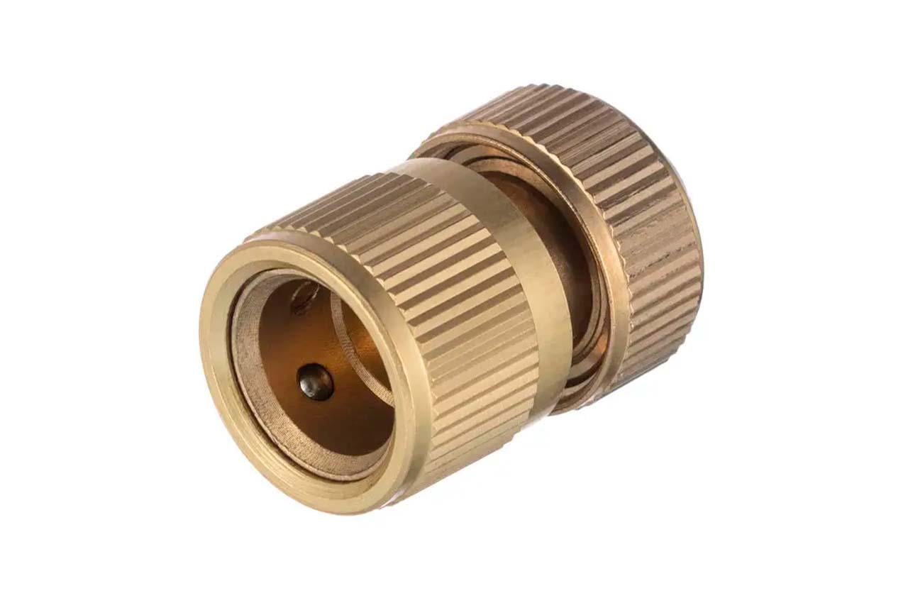 Конектор латунний на шланг Intertool-Storm 1/2" × 1/2" (GE-1216)