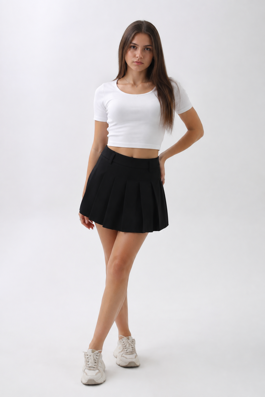 Юбка школьная для девочки Zara 164 см Черный (26127797) Юбка школьная для девочки Zara 164 см Черный (26127797)