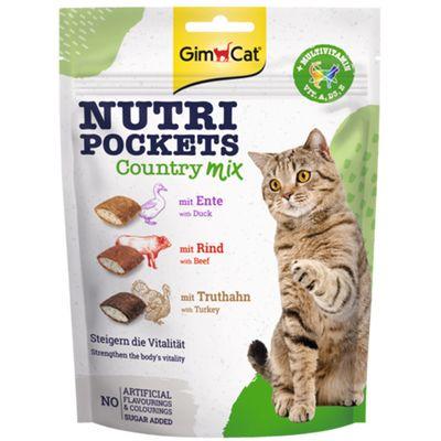 Ласощі для котів GimCat Nutri Pockets Country Mix 150 г (22393993)