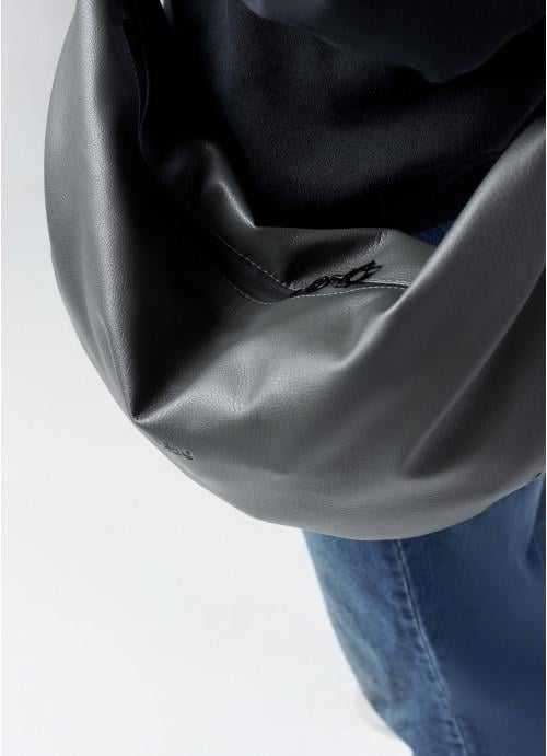 Мужская сумка хобо Sambag Графитовый (721058428) - фото 5 Мужская сумка хобо Sambag Графитовый (721058428) - фото 5