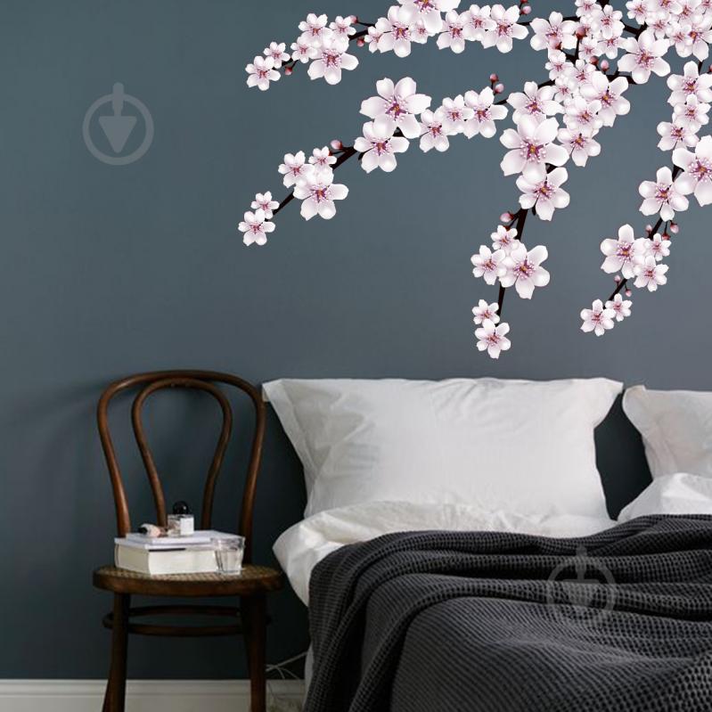 Інтер'єрна наклейка Zatarga Квітуча гілка Рожевий (Z180045) Інтер'єрна наклейка Zatarga Квітуча гілка Рожевий (Z180045)